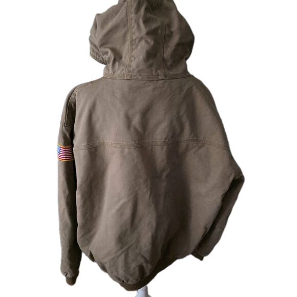 Vintage Official Snap-On Tools Quilted Canvas Jacket Mens Size 2XL Embroidered - Picture 5 of 16